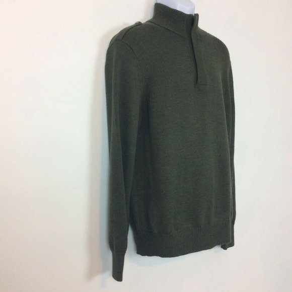 Banana Republic Green Military Style Sweater - Picture 4 of 10